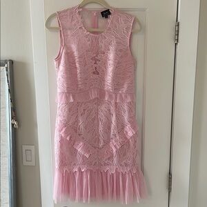 Pink Lace Dress